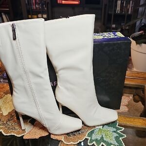 Cape Robbin Cream Heeled Boots